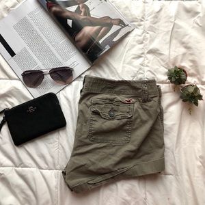 Olive Green Hollister Shorts